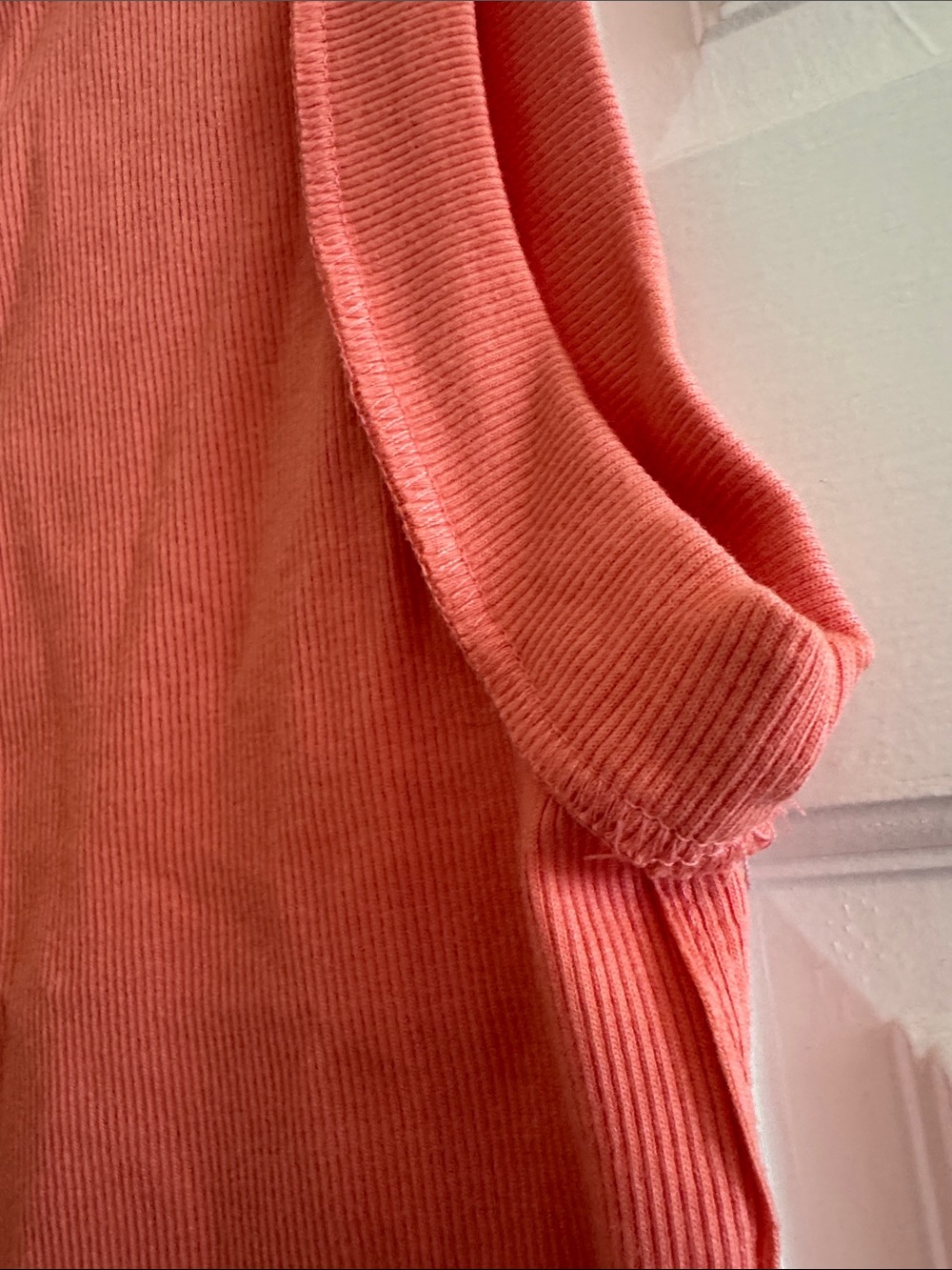We The Free Kate Tank Top BUNDLE in Olive Green and Coral Cotton - Picture 3 of 6